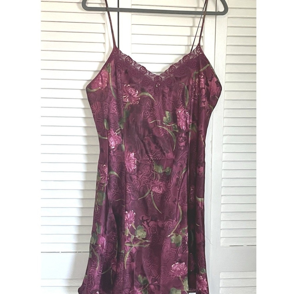 Sophia by Delicates Lingerie/Nightwear Slip Dress Chemise L Floral Lace